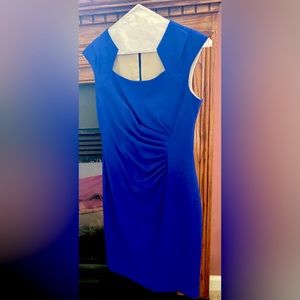 Calvin Klein Cobalt Blue Cap Sleeve Dress